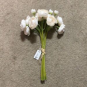 Elegant White Artificial Flower Bouquet